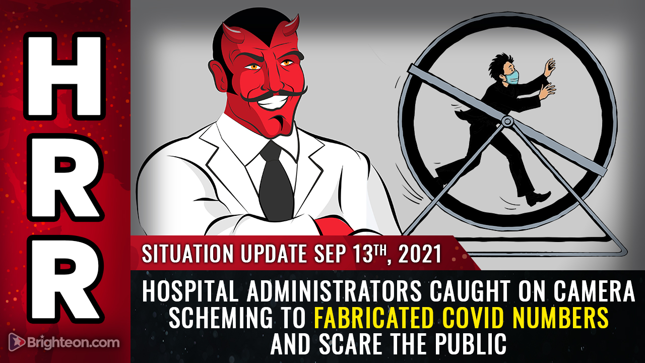 Image: Hospital administrators CAUGHT ON CAMERA scheming to fabricate covid numbers and SCARE the public