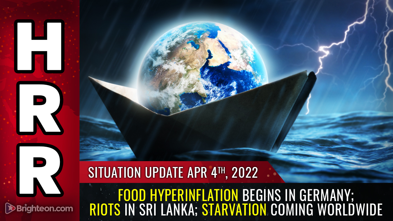 Image: FOOD HYPERINFLATION begins in Germany… RIOTS in Sri Lanka… currency collapse and STARVATION coming worldwide