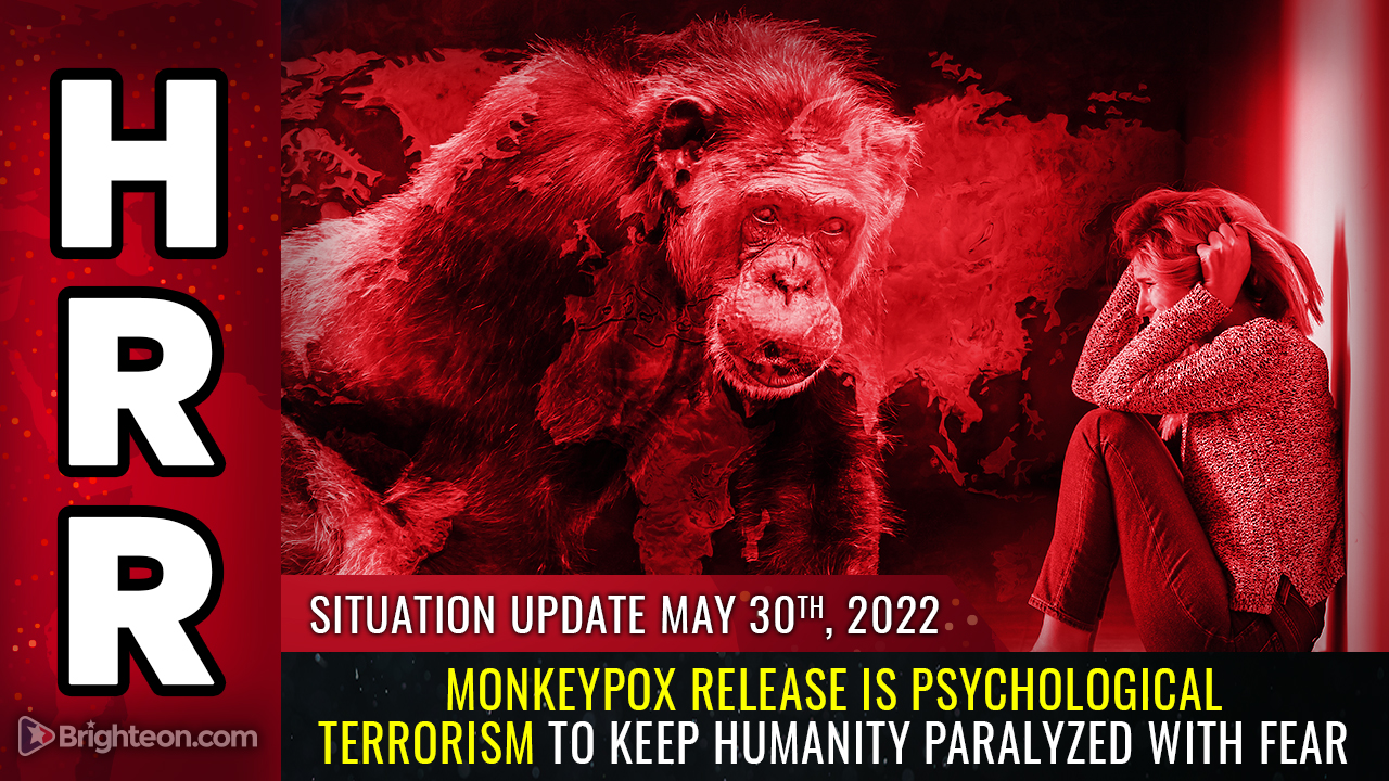 Image: Monkeypox release is PSYCHOLOGICAL TERRORISM to keep humanity paralyzed with FEAR