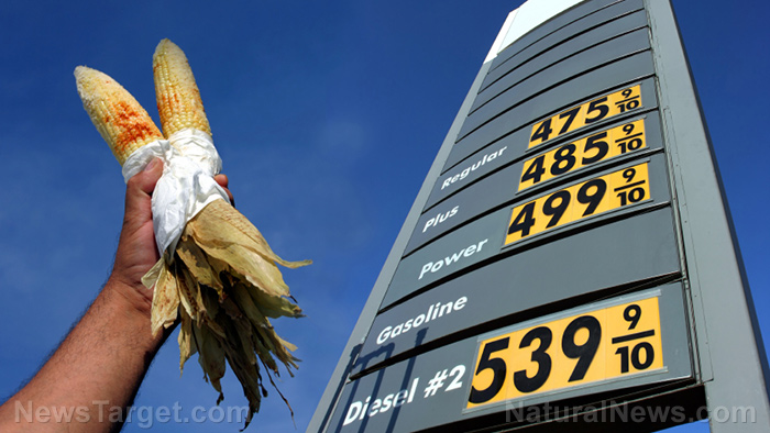 Image: Biden regime mandates more corn ethanol in gasoline to damage the engines of cars and trucks across America