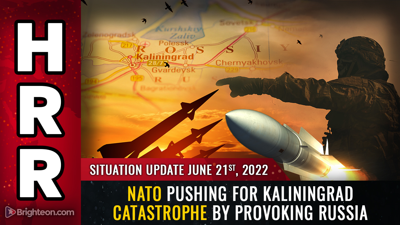 Imagem: OTAN pressionando pela CATÁSTROFE de Kaliningrado ao provocar a Rússia em uma guerra nuclear global
