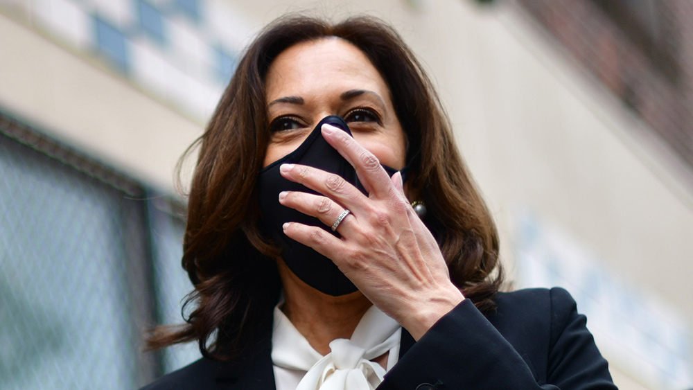 Image: Kamala Harris hates the First Amendment and loves abortion