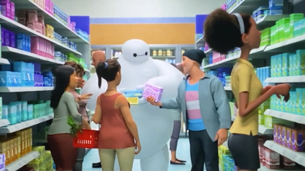 Image: The empire of child grooming, Disney, pushing more junk biology brainwashing of our youth with ‘Baymax’ clip