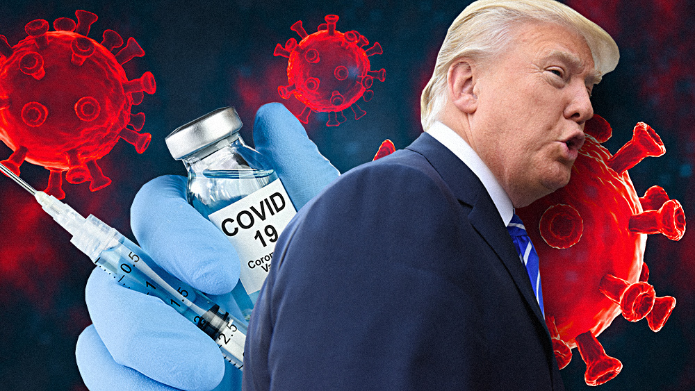 Immagine: Alex Jones sfida Trump ad ammettere di essere stato ingannato sui vaccini COVID dannosi e sperimentali