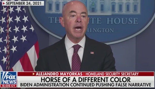 Image: Corporate media refuses to report DHS Secretary Mayorkas knew Border Patrol agents never ‘whipped’ Haitian migrants