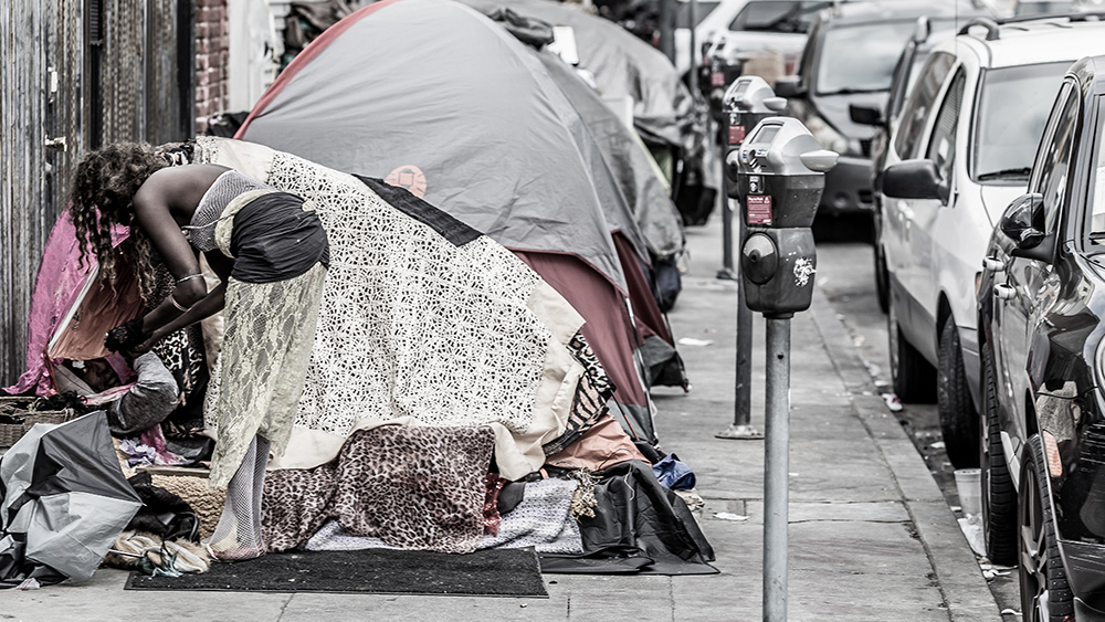 Image: Homelessness in California’s state capital has risen by almost 70% since 2019