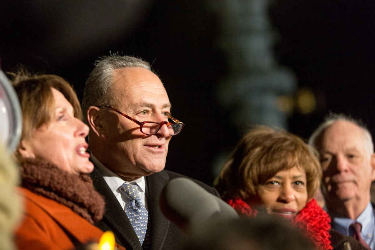 Image: After pushing covid depopulation jabs, Democrat Sen. Chuck Schumer demands AMNESTY for millions of illegals as REPLACEMENTS for Americans that are dying off