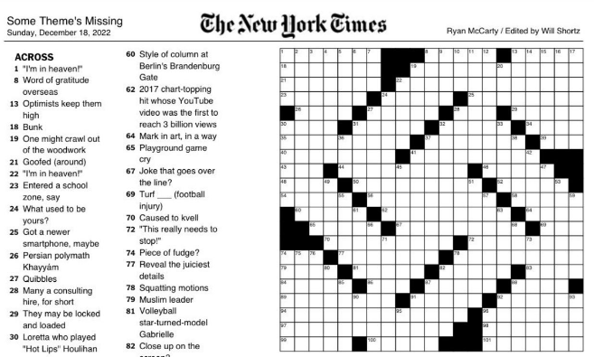 Image: Critics blast New York Times over SWASTIKA crossword puzzle published during first day of Hanukkah