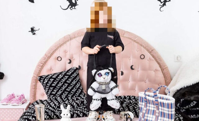 Image: Canceled ad from high-end Balenciaga included book by painter who depicts castrated kids