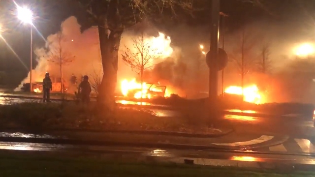 Image: French interior minister ridiculed after saying ‘only’ 690 cars burned during New Year’s Eve as migrants continue to drive chaos in Europe