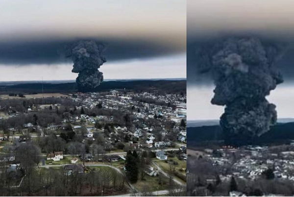 Image: Eric Coppolino and the Health Ranger call for the TOTAL EVACUATION of East Palestine due to extremely toxic “dioxin fallout” that will poison the land and crops for GENERATIONS