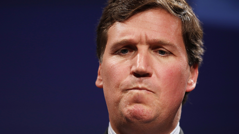 Undercover video footage captured by James O'Keefe appears to reveal that Fox fired Tucker Carlson at the order of Dominion, Big Pharma