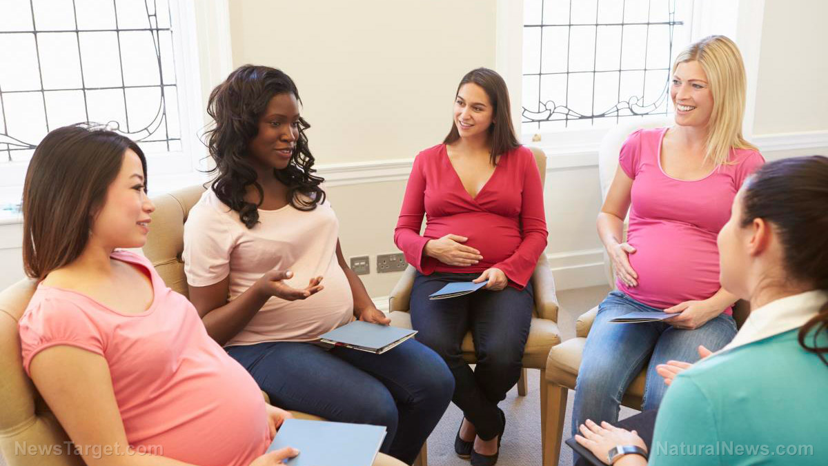 Pregnant Women Group Meeting Talking