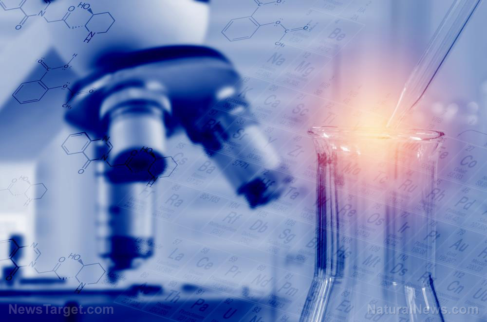 Science Microscope Beaker Chemical Formula