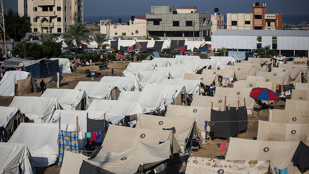 Tents Palestine Refuge Gaza Strip