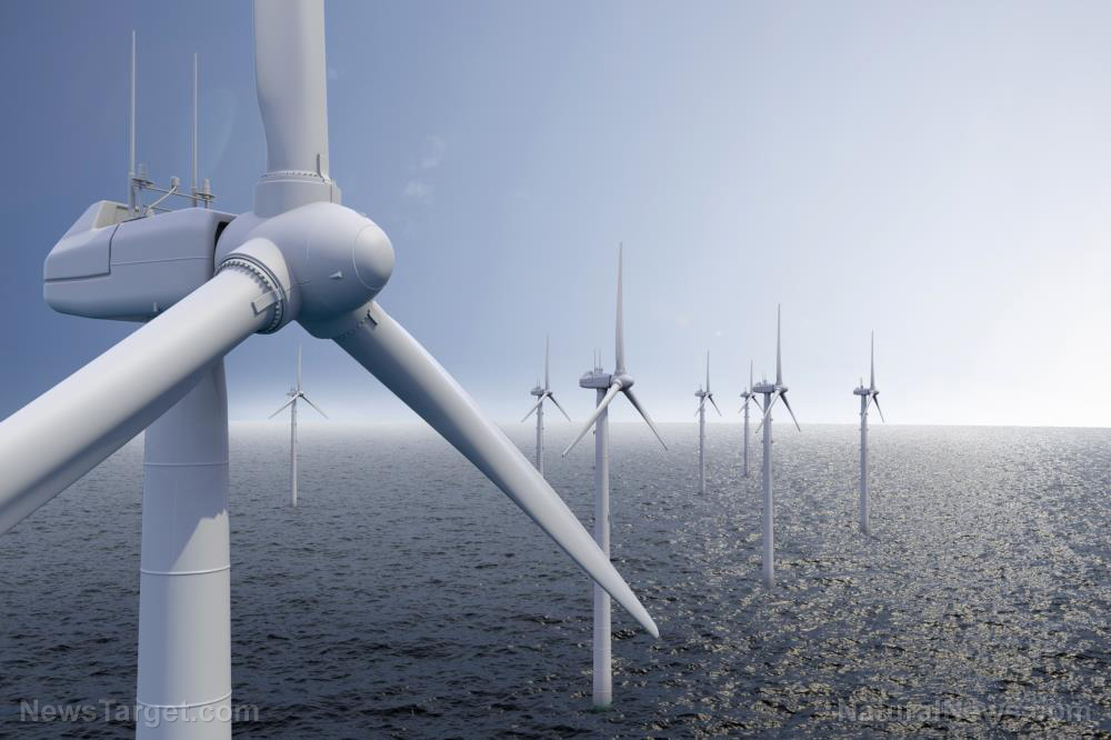 Wind Turbine Offshore Windfarm Sea Ocean Windmill