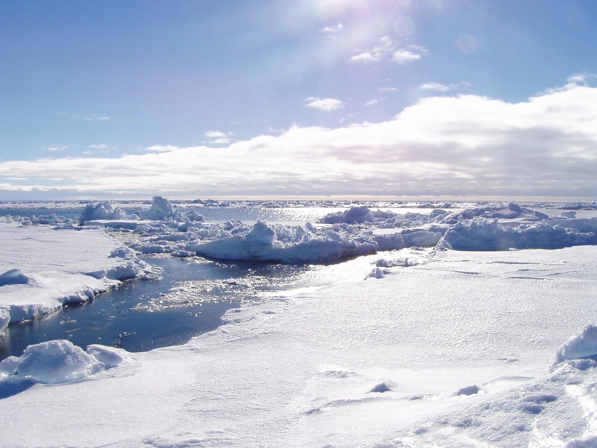 Winter Antarctica Ice Iceberg Sun Sky