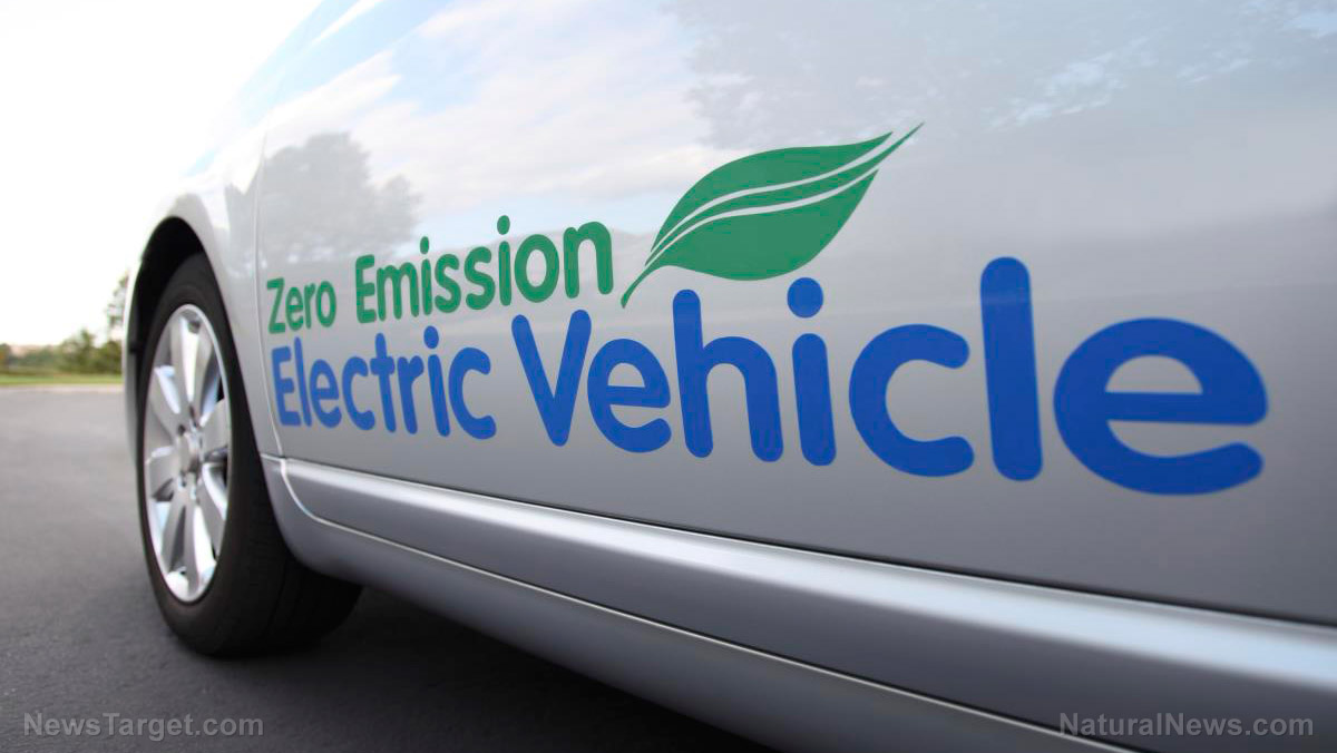 Zero Emissions Electric Vehicle Car Green Leaf