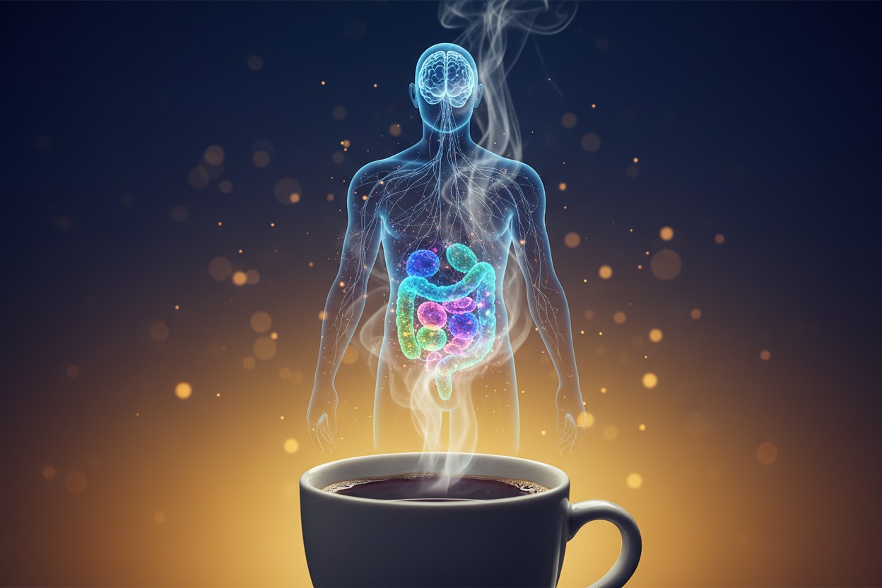 Study: Coffee Consumption Linked to Changes in Gut Microbiome, Reduced Stress and Depression