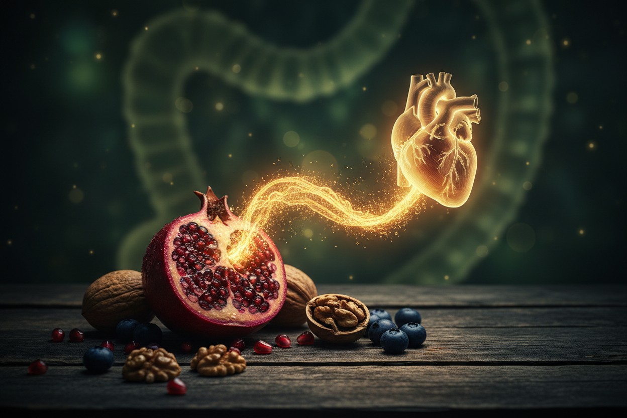 Study: Compound in Pomegranates and Nuts May Reverse Heart Damage in Common Form of Heart Failure