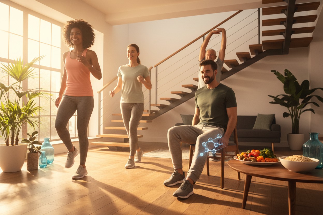 Six Gentle Exercises Linked to Lower Post-Meal Blood Sugar, Studies Say